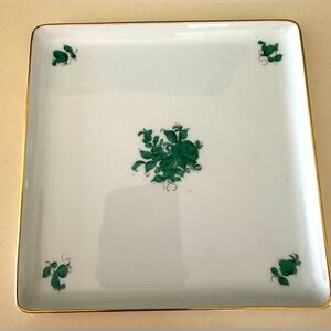 Augarten Vienna Wien Maria Theresa Trinket Tray Plate Vienna Porcelain Austria